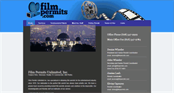 Desktop Screenshot of filmpermits.com